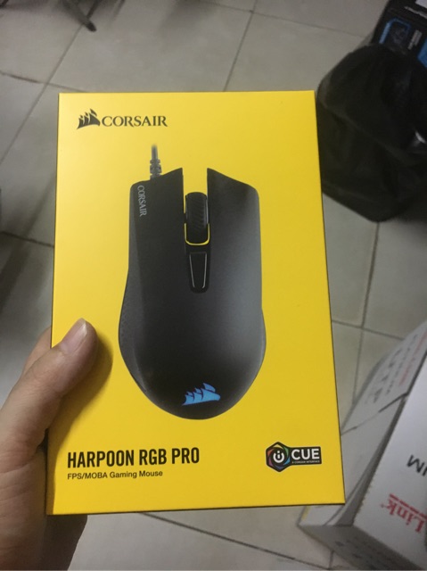 [Mã 157ELSALE hoàn 7% đơn 300K] Chuột game corsair harpoon rgb PRO 12.000 DPI