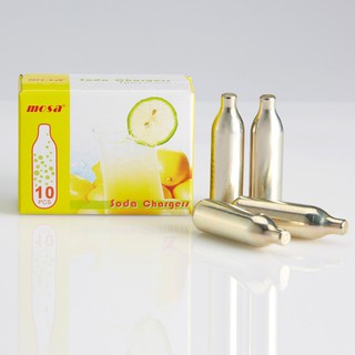 Gas làm soda mosa , viên gas soda co2 – soda charger co2