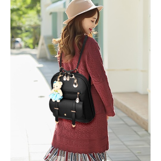 Balo móc khóa gấu mini