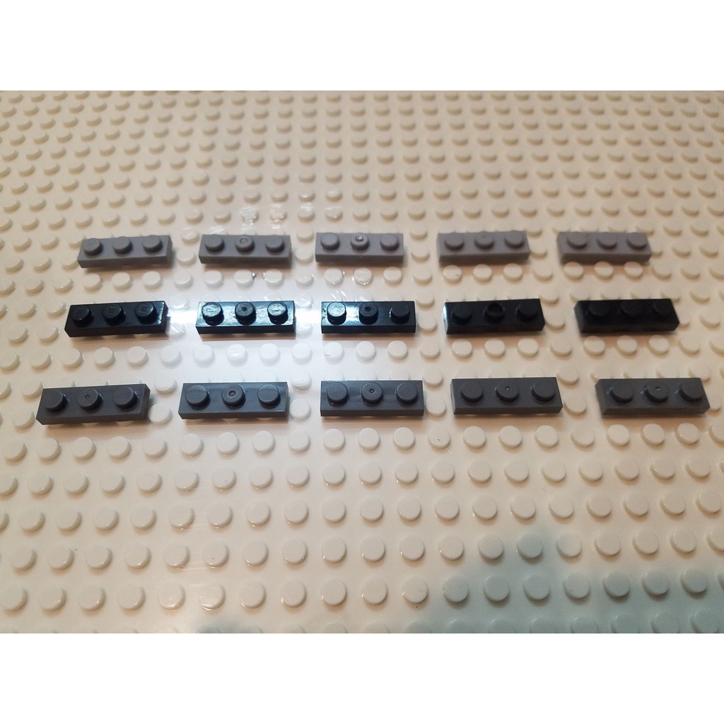 Lego part 1x3 dẹt cơ bản các màu sắc ( 20c )