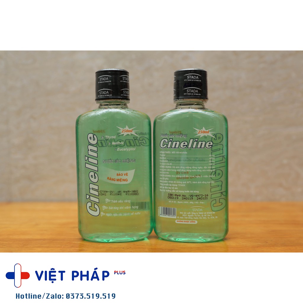 Nước súc miệng CINELINE 250ml