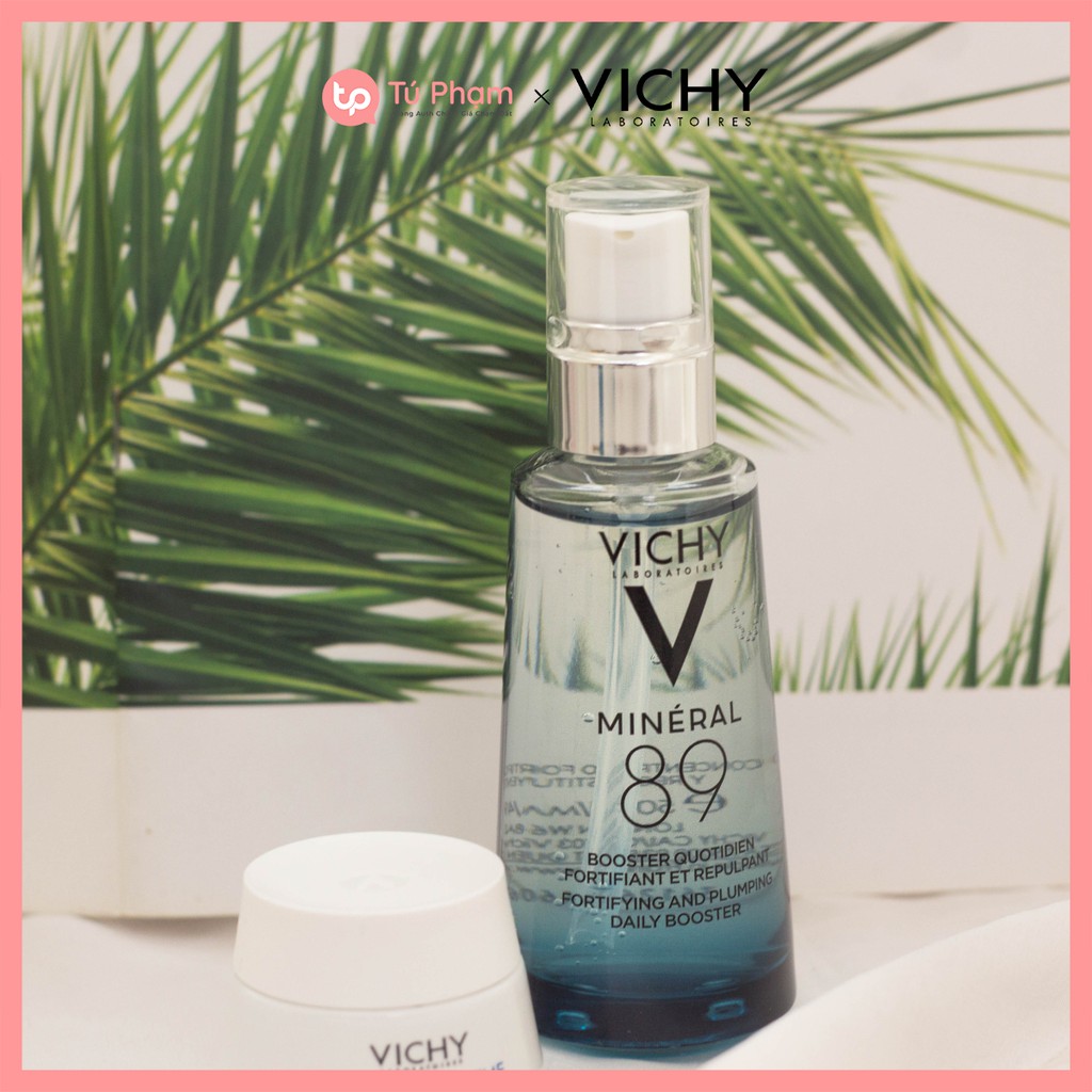 Set Dưỡng Chất Khoáng Cô Đặc Vichy Mineral 89 Booster 50ml Tặng Kem Dưỡng Vichy Liftactiv Supreme 15ml