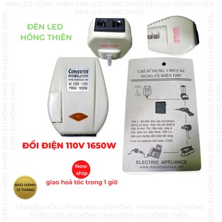 BIẾN THẾ CHUYỂN ĐỔI NGUỒN 220V RA 110V 1650W