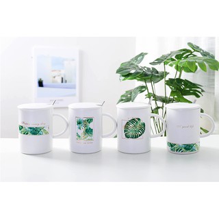 Ly Sứ Cao Cấp Tropical Leaves