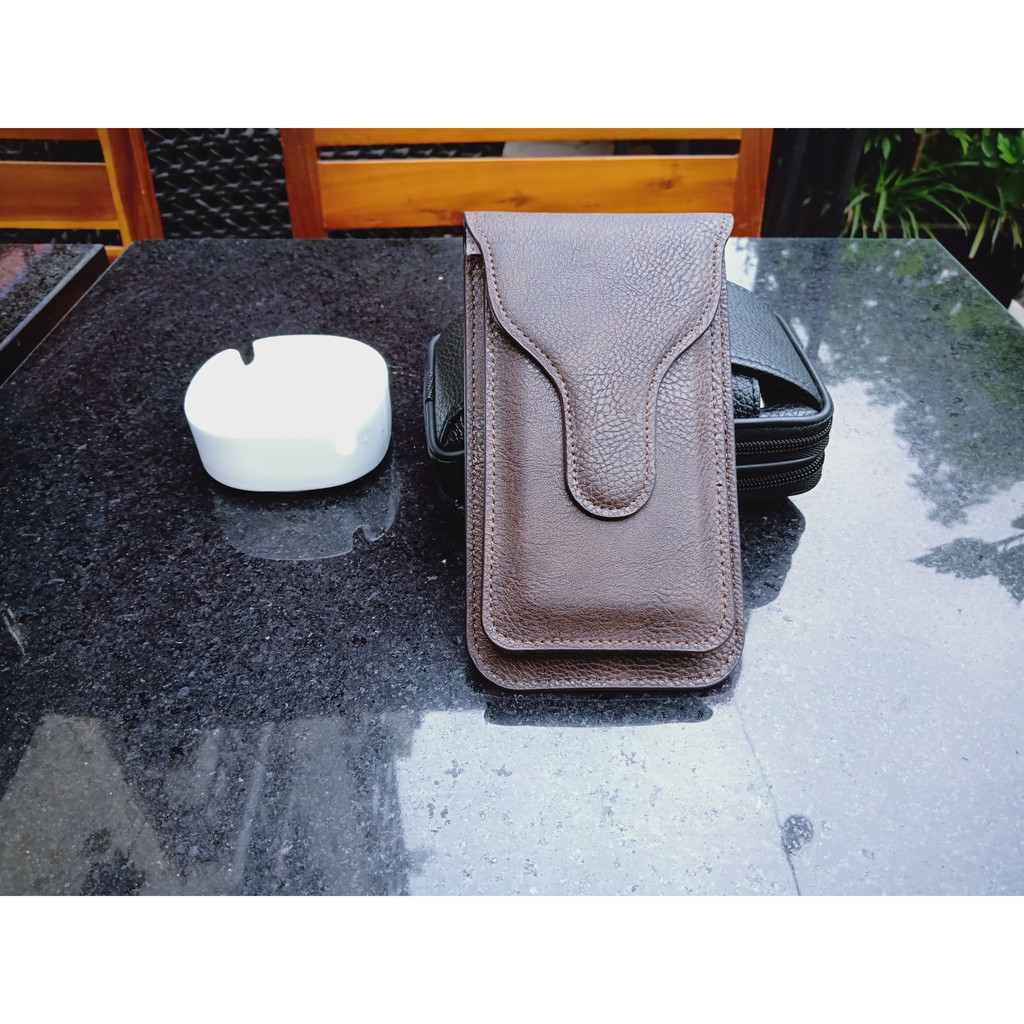 Bao da đựng điện thoại, Túi Da Đựng Điện Thoại, Túi Mini Đeo Hông nhiều Ngăn Tiện Dụng Mã B10 | BigBuy360 - bigbuy360.vn