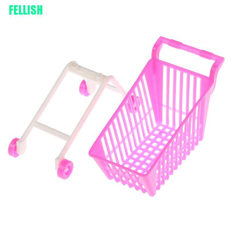 1 Xe Đẩy Mua Sắm Mini Dành Cho Búp Bê