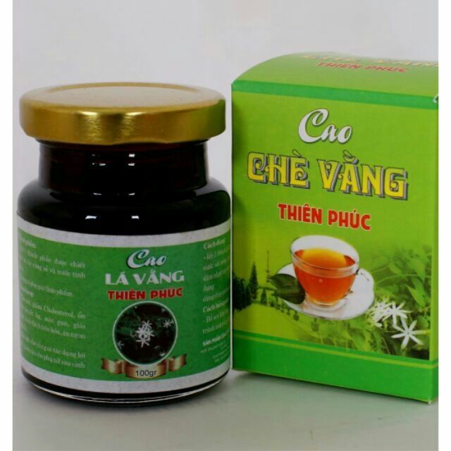 Cao chè vằng lọ thủy tinh