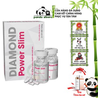 Viên uống giảm cân cấp tốc Diamond Power Slim giúp thải mỡ bụng nhanh chóng giảm thèm ăn giữ dáng sau sinh tại nhà.
