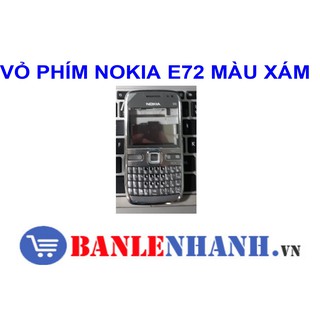 Vỏ phím nokia e72 màu xám