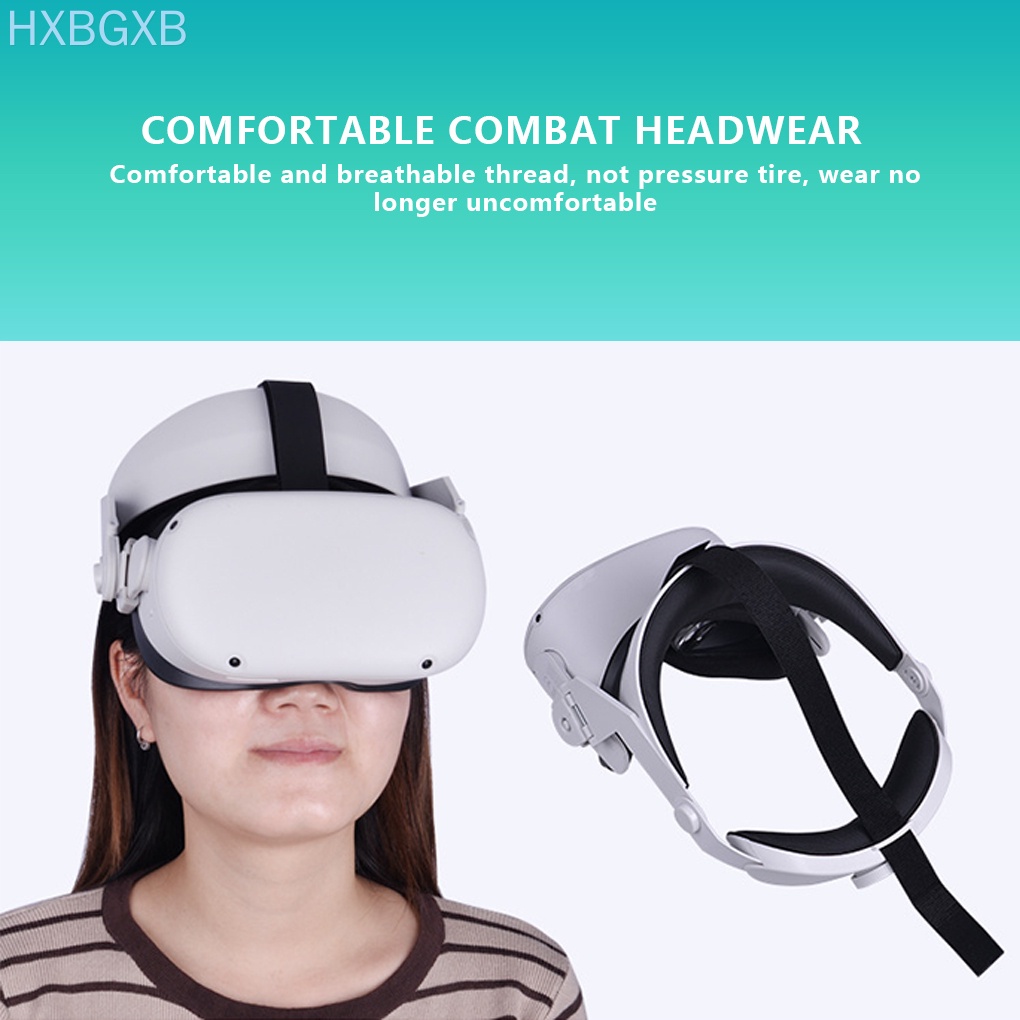 HXBG Headband Belt VR Glasses Adjustable Head Strap VR Glasses Accessory Replacement for Oculus Quest 2