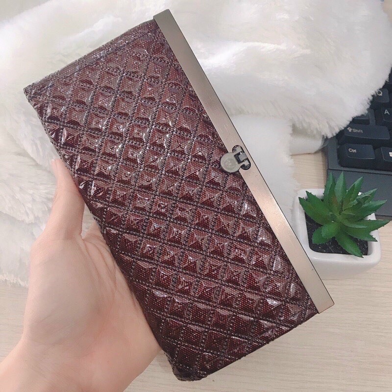Ví Cầm Tay Dài Cao Cấp Bóp Có 4 Ngăn Như Hình