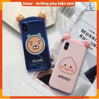 Ốp lưng điện thoại Iphone RYAN APEACH Brown CONY