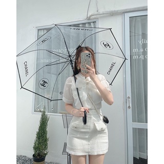 set voan viền Ngọc + tag nơ đá