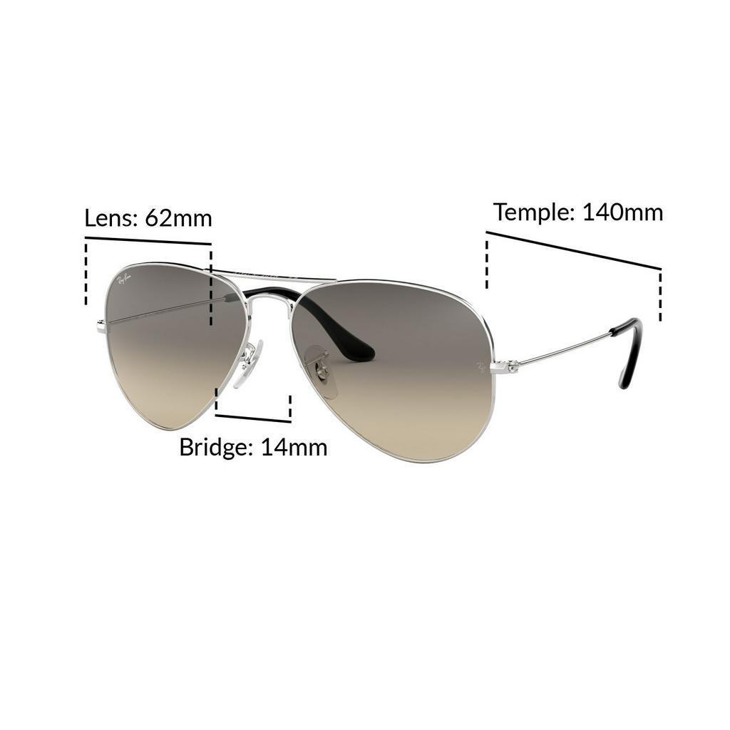 Mắt Kính Ray-Ban Aviator Large Metal - RB3025 003/32 - 62 mm - Kính mát