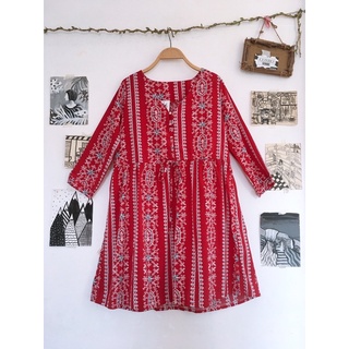 Váy thổ cẩm babydoll siêu xinh
