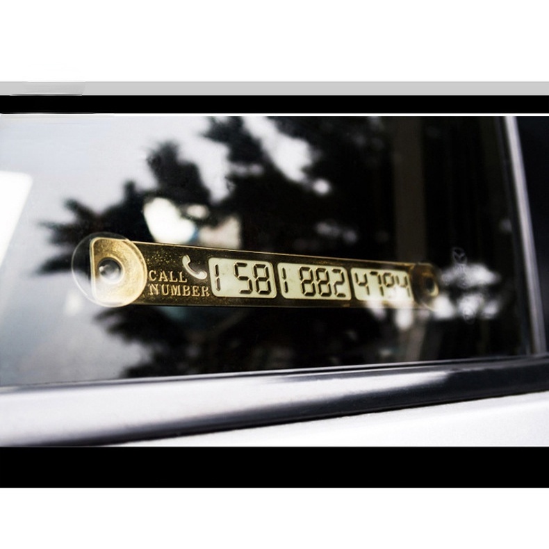 Bảng Số Điện Thoại Dạ Quang Đỗ Xe Hơi Tạm Thời