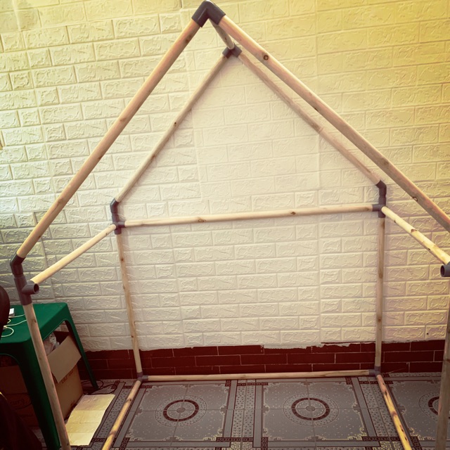Combo khung lều hình ngôi nhà 1m2x80cm