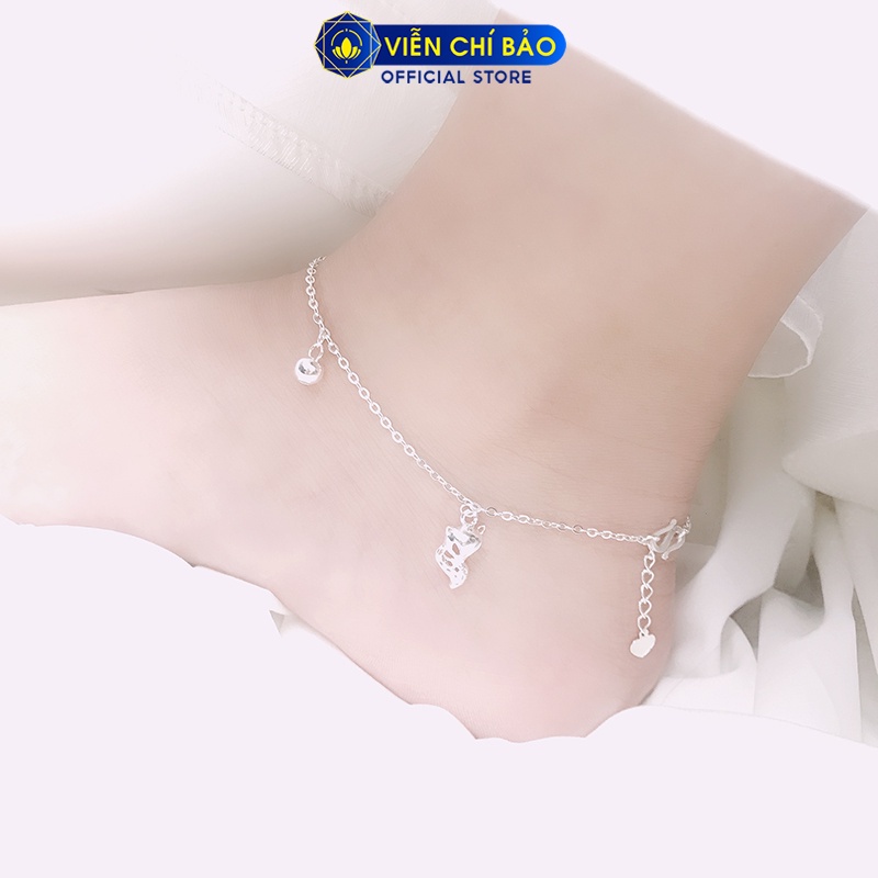 Lắc chân bạc nữ Hồ Ly Cửu Vỹ Thiên Hồ bạc ta chất liệu S925 thời trang phụ kiện trang sức nữ Viễn Chí Bảo L500059