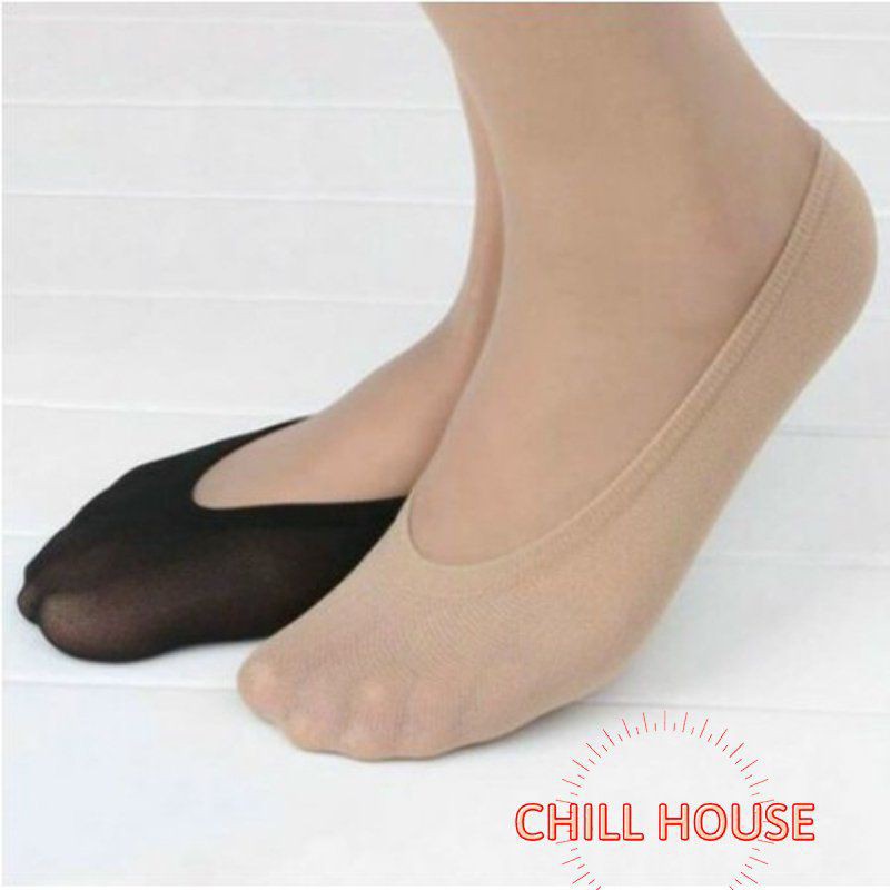 sét 10 đôi tất hài/tất lười lali đen,da - CHILLHOUSE