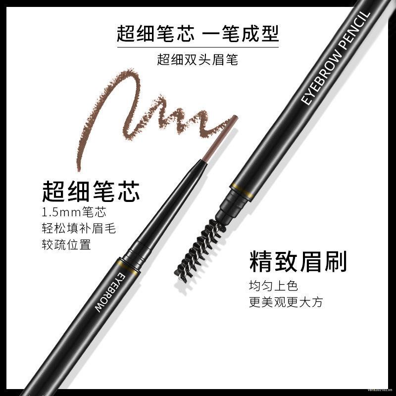 [Hàng mới về] Bút kẻ lông mày hai đầu ngòi mảnh 1.5mm dạng xoay tự động chống mồ hôi không trôi cho người mới bắt đầu | BigBuy360 - bigbuy360.vn