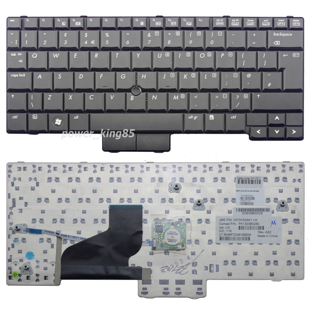 (KEYBOARD) BÀN PHÍM LAPTOP HP 2530 dùng cho Elitebook 2510p 2530p 2530s NC2400