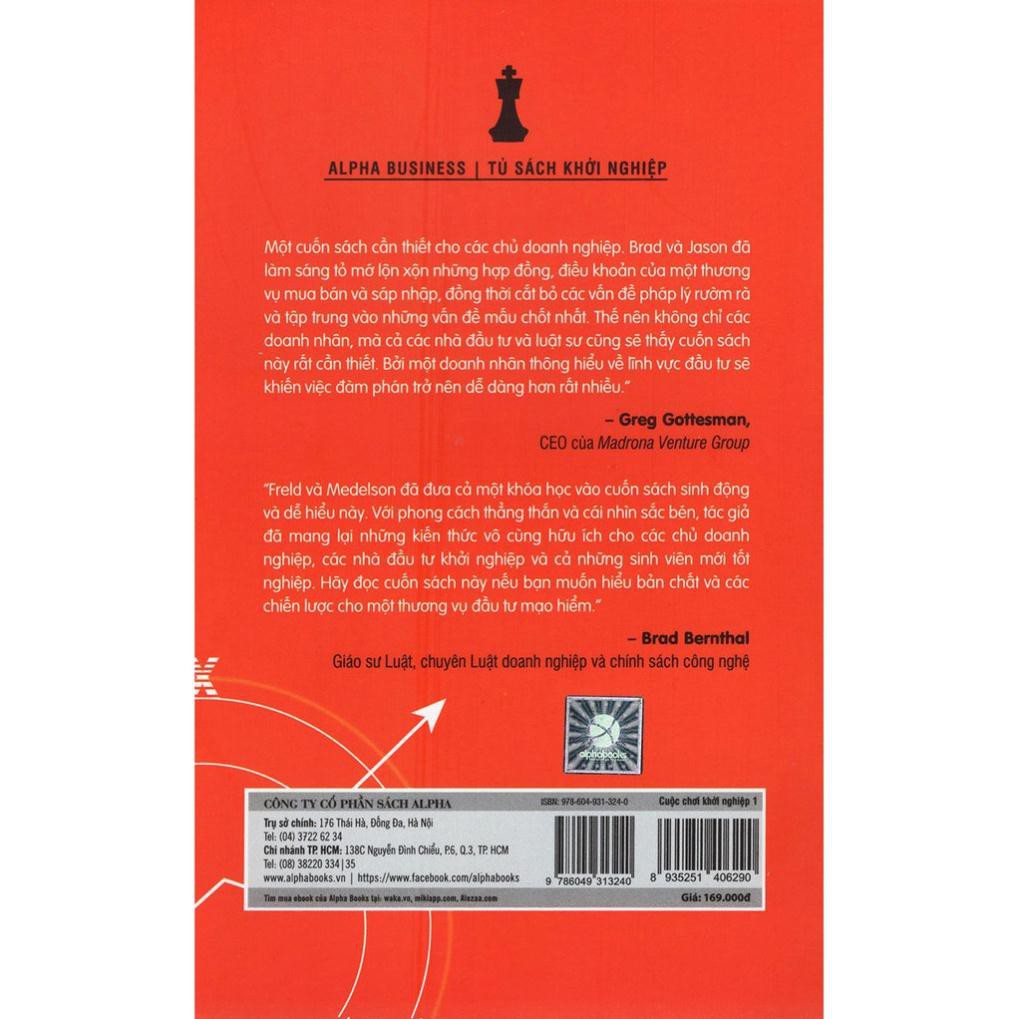 Sách - Cuộc chơi khởi nghiệp 1