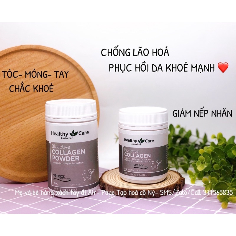 Viên uống đẹp da Collagen Beauty Nature's Way 60 viên+ Healthycar