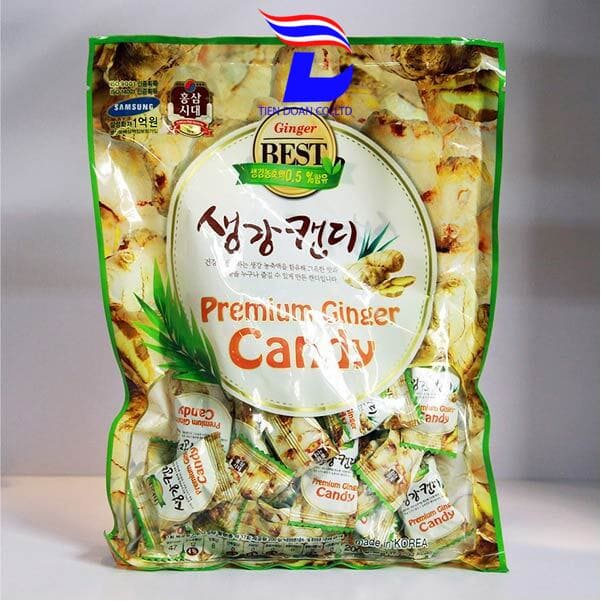Kẹo Gừng ⚡ HÀNG NHẬP KHẨU ⚡ Hàn Quốc 200g rất tốt cho sức khỏe
