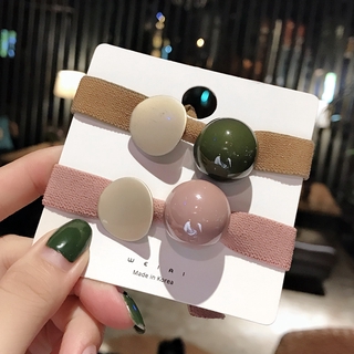 Dây Cột Tóc Cao Su Đơn Giản Thời Trang Cho Nữ