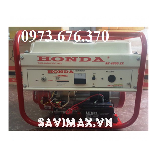 Máy phát điện Honda Thái Lan SH4500EX 3,5kw đề nổ ( hàng Thái Lan chính hãng )