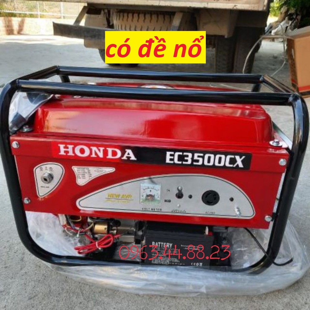 Máy phát điện Honda EC3500CX CÓ ĐỀ NỔ - BẢO HÀNH 12 THÁNG