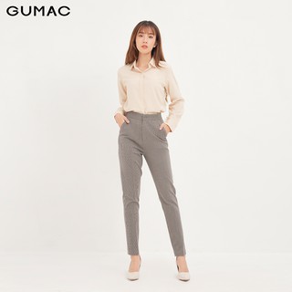 Quần caro ống suông QA1284 GUMAC