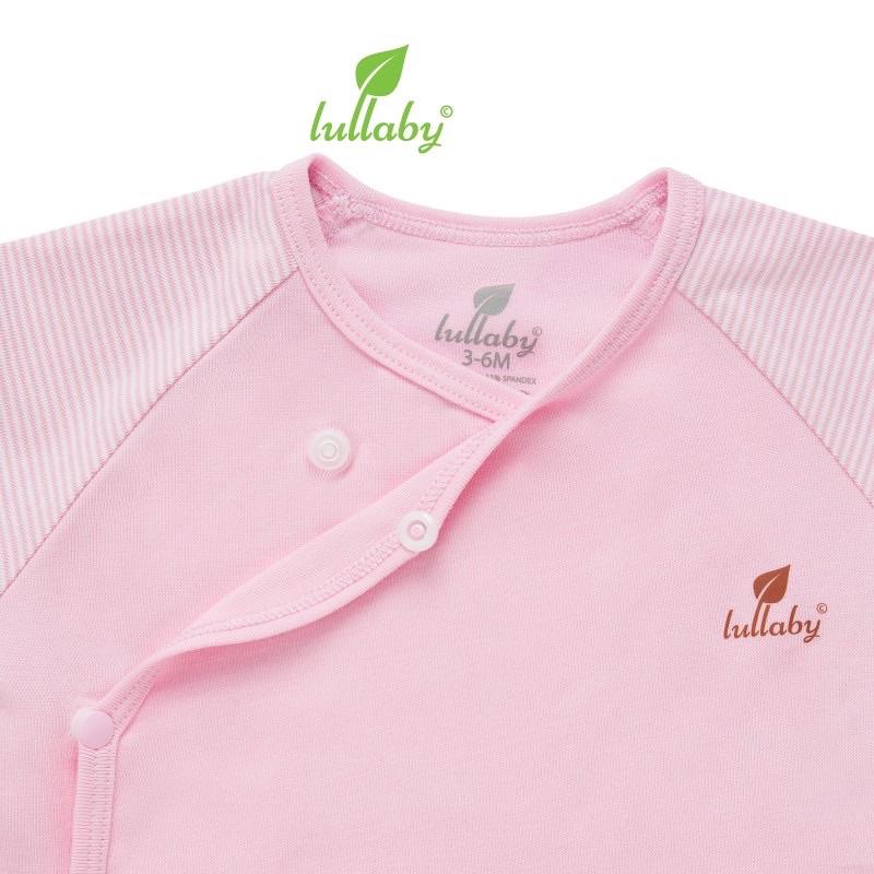 Bộ quần áo sơ sinh cài chéo Lullaby NH607P