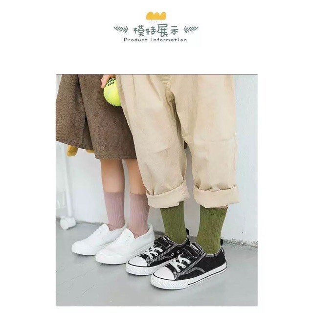 Tất cao cổ cho bé [FREESHIP] Set 5 Đôi Tất Trẻ Em Tất Cao Cổ Cho Bé