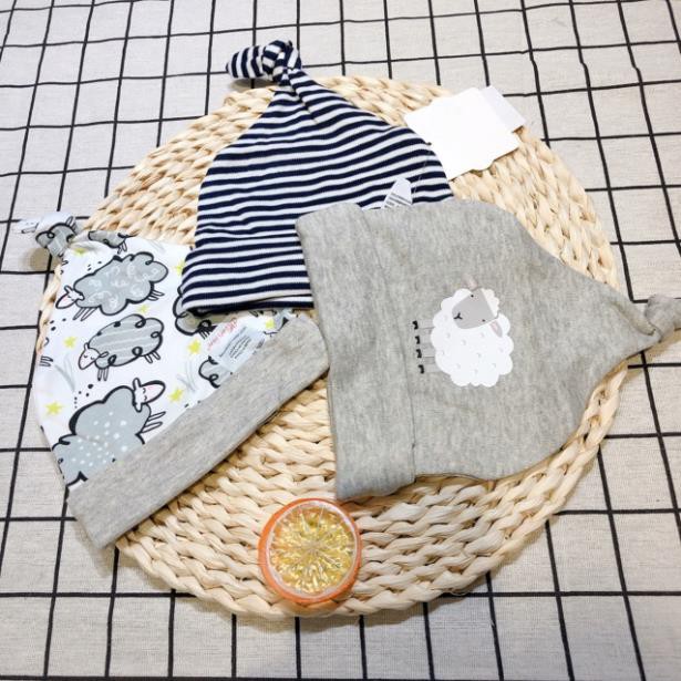 XẢ KHO SET 3 MŨ MOMCARE THẮT NÚT