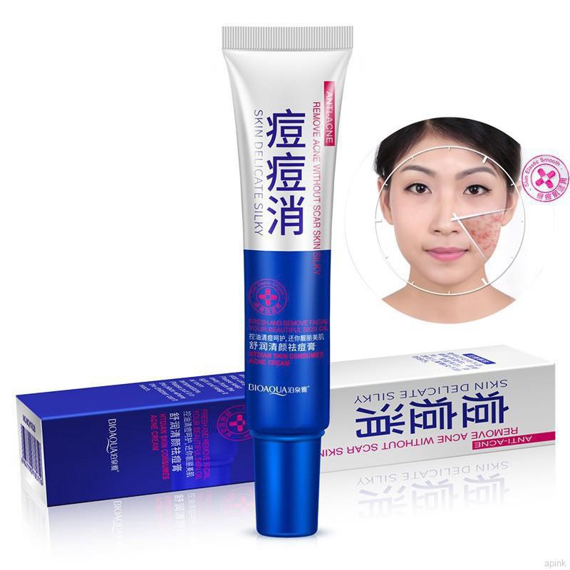 [Hàng mới về] Kem tẩy mụn Bioaqua điều dầu dưỡng ẩm chăm sóc da 30g simple