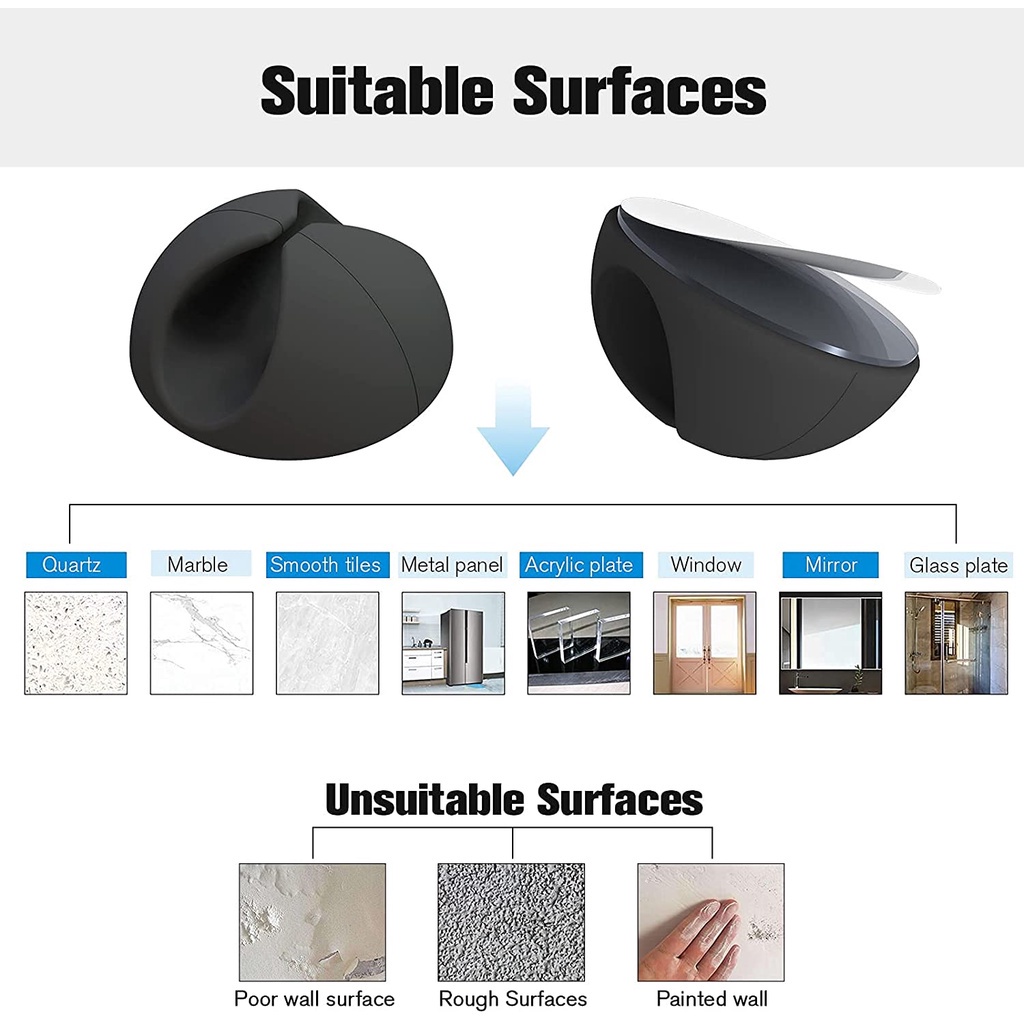 1 Kẹp Silicone Giữ Dây Cáp Gọn Gàng Đa Năng