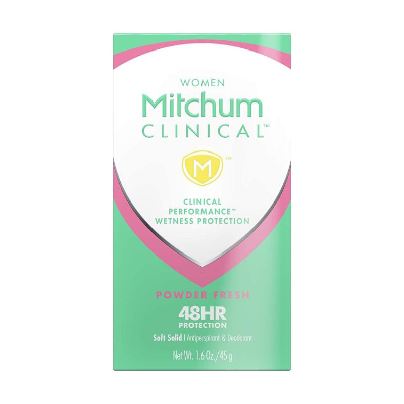 Lăn khử mùi nữ dạng sáp Mitchum Women Clinical Soft Solid Antiperspirant Deodorant Powder Fresh 45g