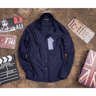 Áo sơ mi nam Hàn Quốc vải lụa đẹp trơn màu đỏ đô số lượng có hạn