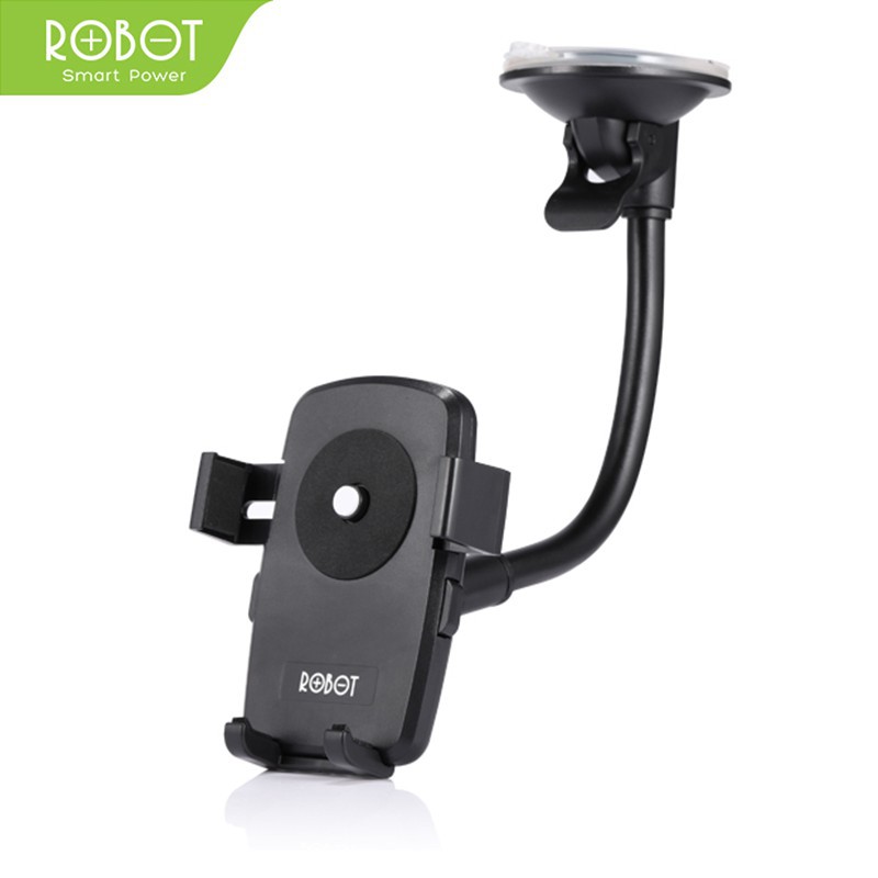 Gía Đỡ Điện Thoại Xe Ô Tô ROBOT RT-CH06 Phù Hợp Với Điện Thoại Màn Hình 4.0-6.0 Inch Có thể Xoay 360 độ Linh Hoạt