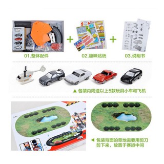 BỘ ĐỒ CHƠI LẮP RÁP MÔ PHỎNG BÃI ĐỖ XE