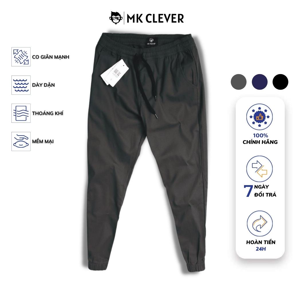 Quần Jogger Kaki Nam MK CLEVER Lưng Thun Co Giãn Mạnh Trẻ Trung Dễ Phối Đồ