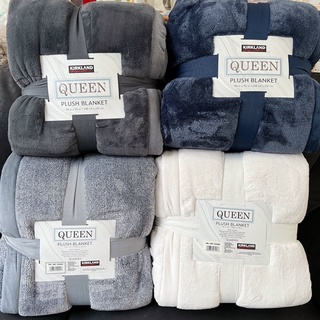 Chăn mền Kirkland Mỹ xịn size Queen/ chăn lông cừu Kirkland Plush Blanket Queen size nặng đến 3.2kg SIÊU TO SIÊU ẤM