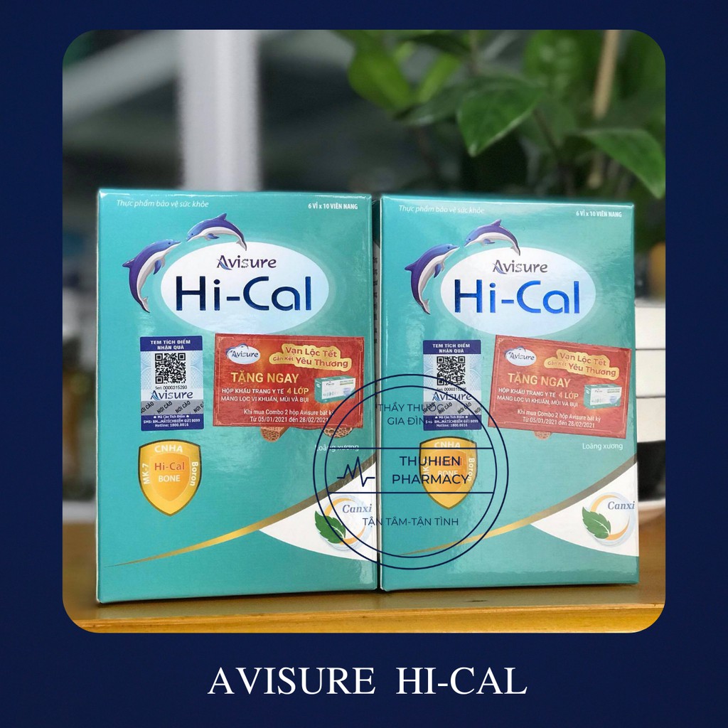 HI-CAL Avisure Canxi Nano tự nhiên cho mẹ bầu