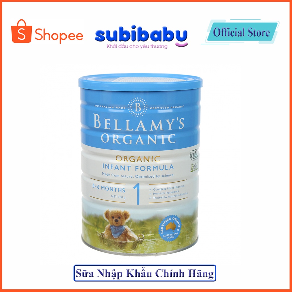Sữa Bellamy’s Organic số 1 Infant Formula Step 1 900g - Nhập Khẩu Úc