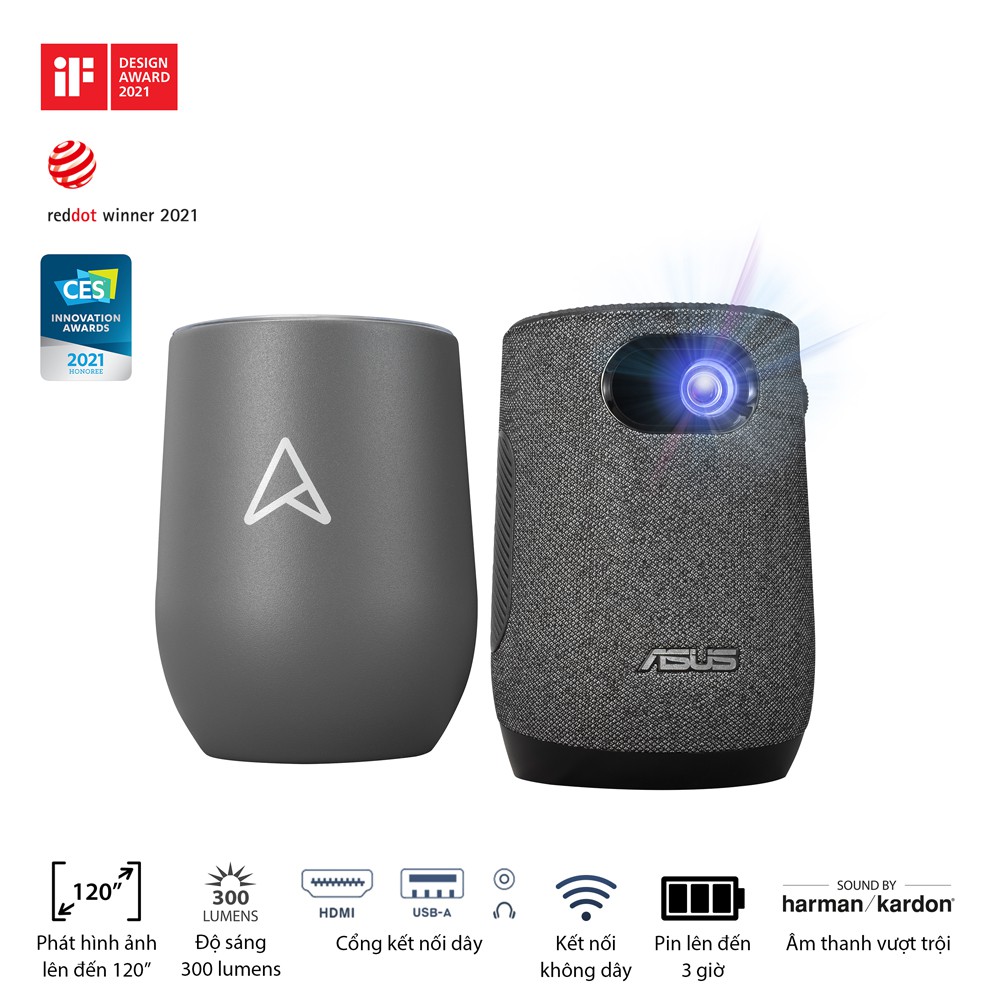 [Mã ELMALL1TR giảm 5% đơn 3TR] Máy chiếu ASUS Zen Beam Latte 1