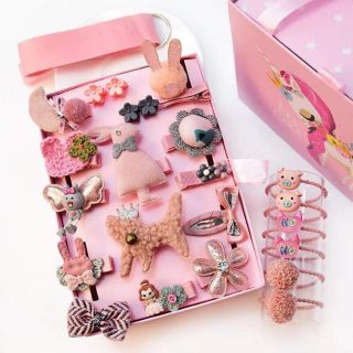 Hộp kẹp tóc pony - 23 chi tiết