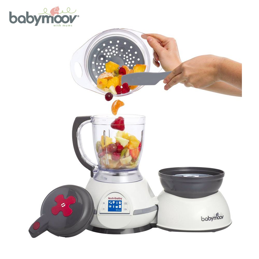 MÁY TIỆT TRÙNG XAY HẤP ĐA NĂNG NUTRIBABY 5IN1 BABYMOOV