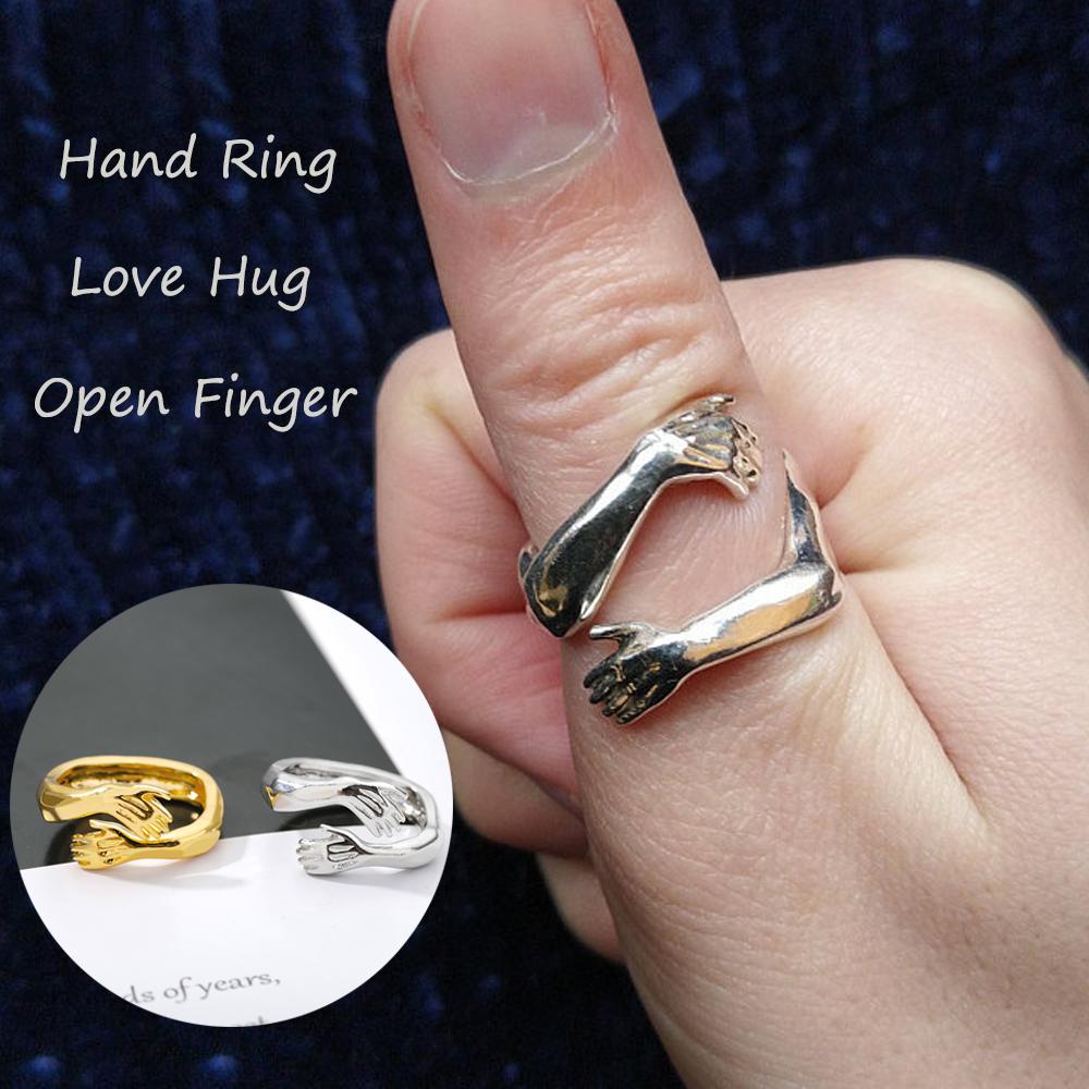 Nhẫn Đeo Tay Sáng Tạo Cho Cặp Đôi|Nhẫn Hở Đeo Đốt Ngón Tay