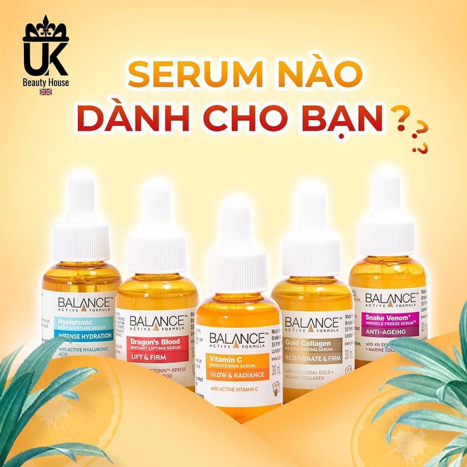 Serum Dưỡng Trắng, Cấp Nước, Nâng Cơ, Giảm Mụn, Bổ Sung Collagen, Phục Hồi Da, Ngừa Lão Hóa Balance 30ml | BigBuy360 - bigbuy360.vn